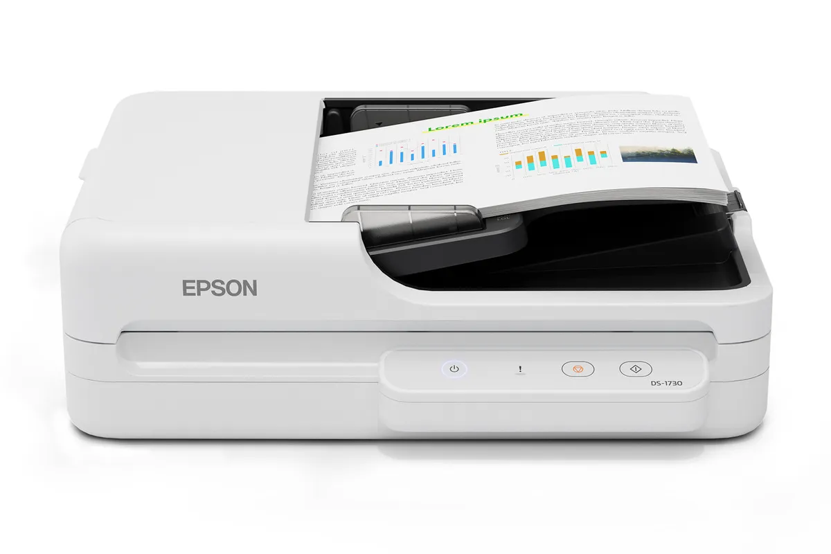 Epson Document Scanner Flatbed DS-1730 A4 with Duplex | ADF view 2